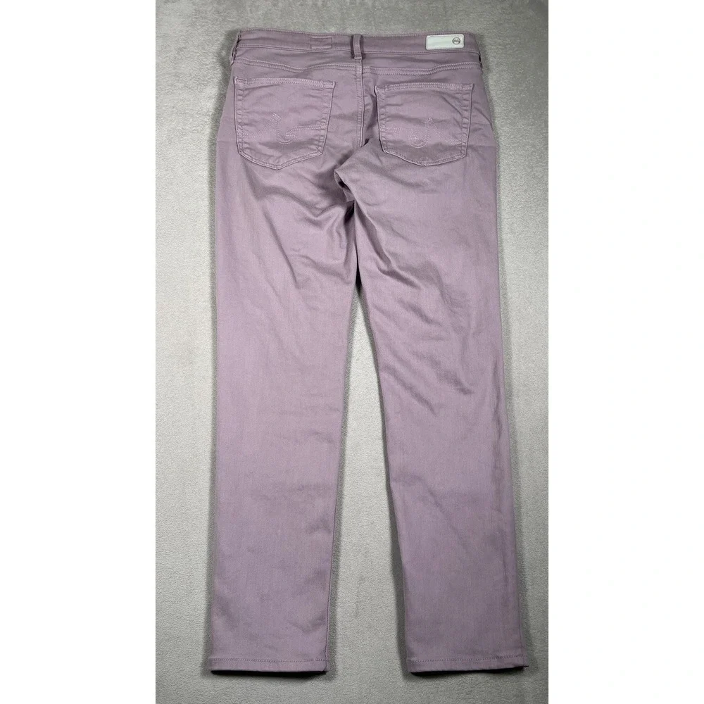 AG Adriano Goldschmied Women's The Prima Crop Pink‎ Cigarette Jeans Size 27 USA